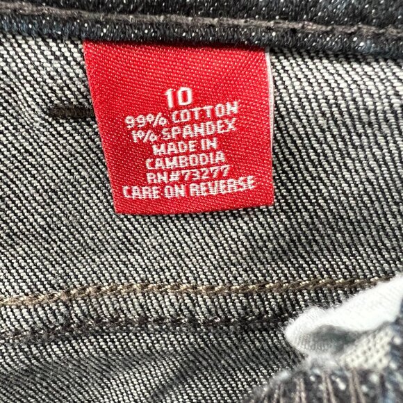 Elle Womens Jeans 10 Regular Indigo Blue Denim Mid Rise Pockets Stretch NWT - Picture 7 of 13